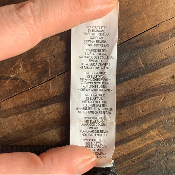 Make offer: Boohoo black ribbed semi sheer thong bodysuit size 6 petite Nwot - Picture 5 of 6